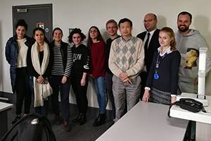 Professor Wu and students